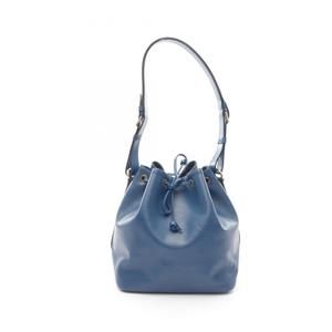 LOUIS VUITTON Blue Leather Shoulder Bag